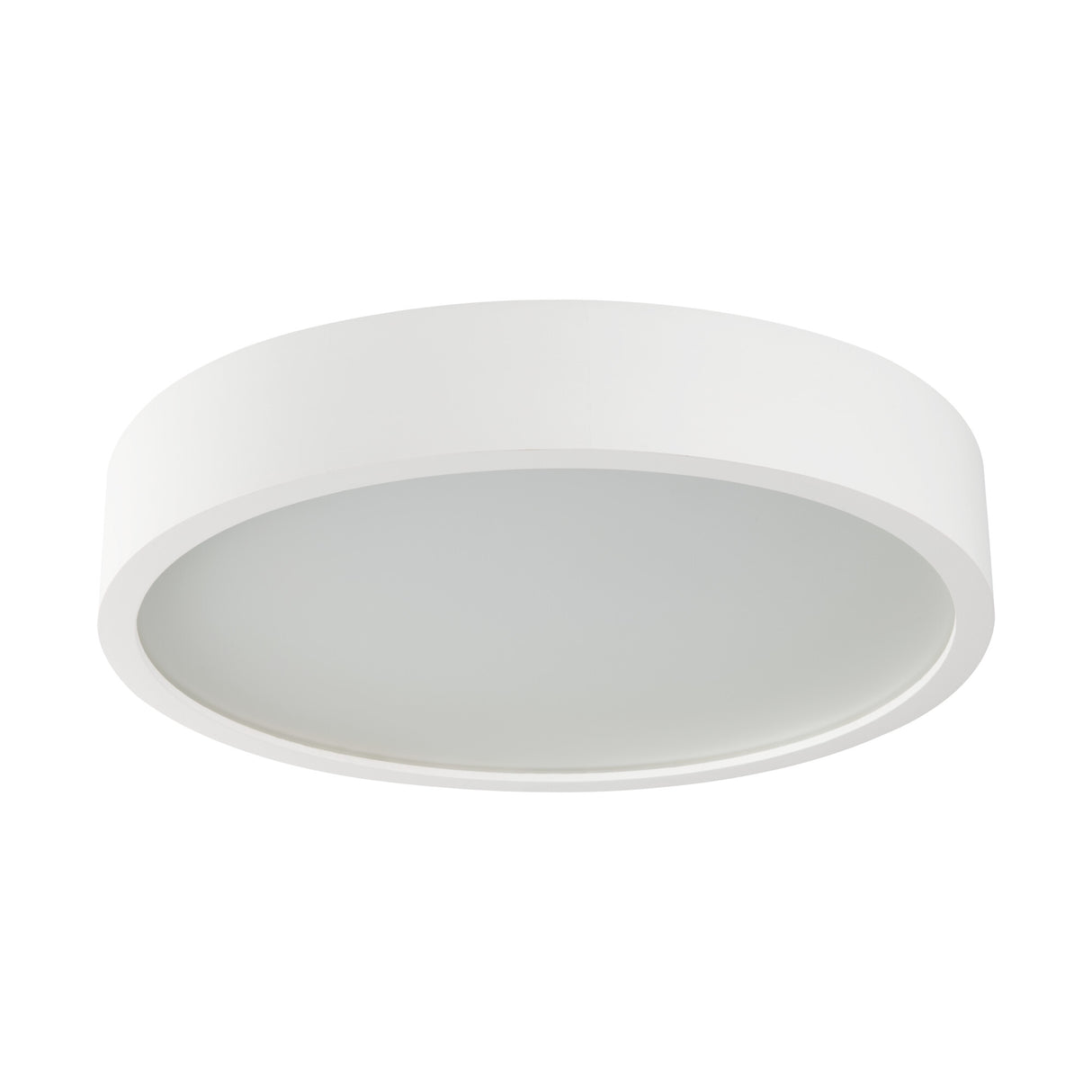 Jasmin Ø380 Round E27 Ceiling Light - Matte White