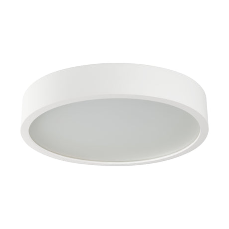 Jasmin Ø380 Round E27 Ceiling Light - Matte White
