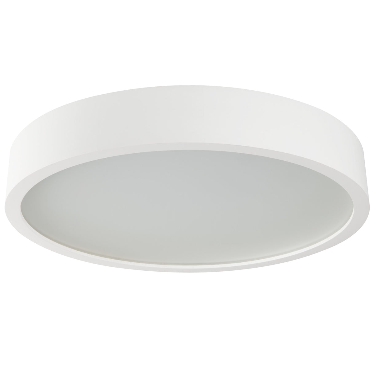 Jasmin Ø480 3 x E27 Round Wooden Ceiling Light - Matte White