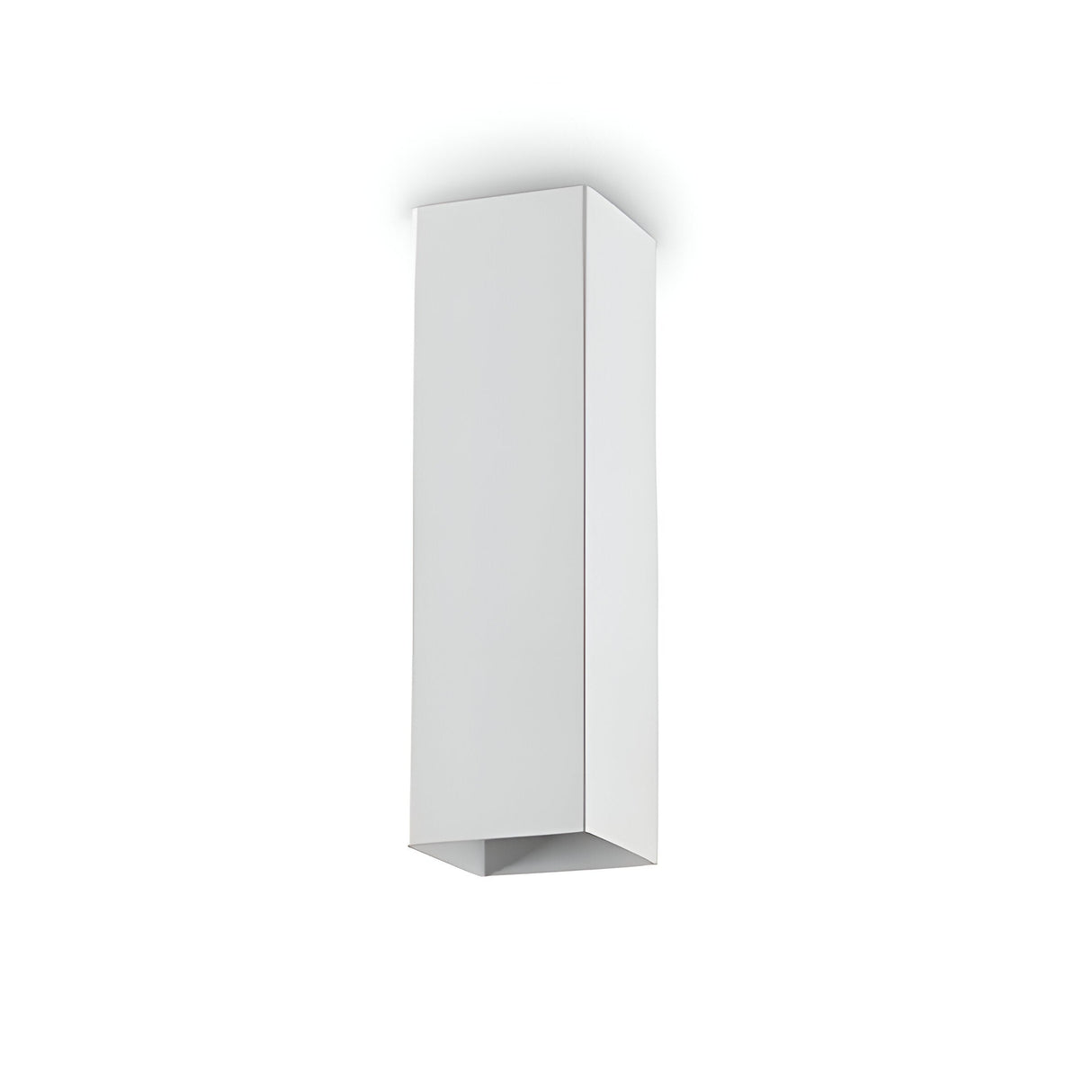 Introducing the Emberlux Ceiling Light, a minimalist, sleekly designed white fixture measuring 20cm. With its modern aesthetic and dimmable GU10 bulb, this light mounts seamlessly against a plain white background, combining versatility with elegance in its functionality.