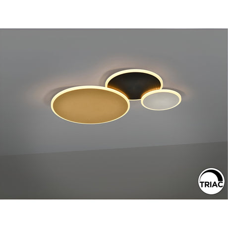 Umbra Dimmable LED Flush Light 32W 3000K - Multicoloured