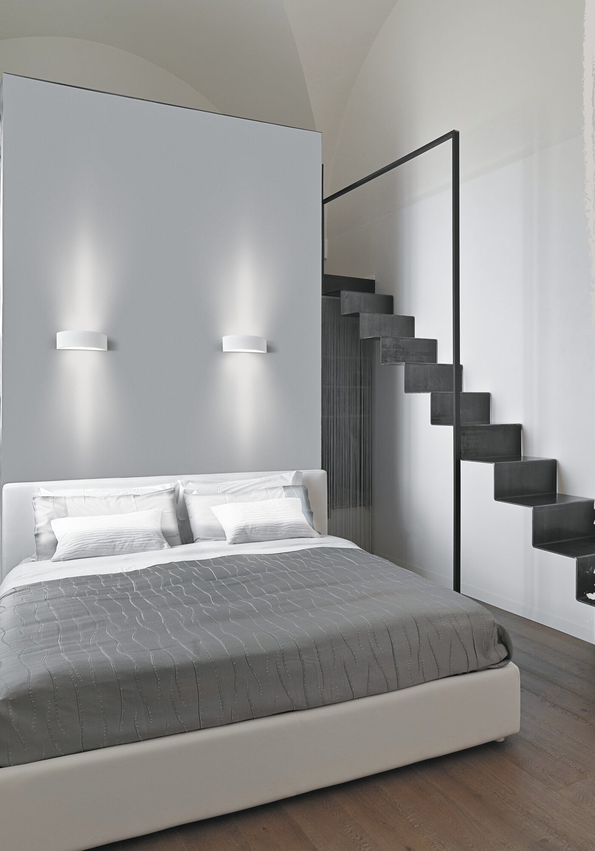 Jasmin W-W E27 Wall Light Wooden Oblong - White Oak
