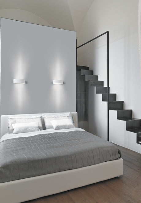 Jasmin W-W E27 Wall Light Wooden Oblong - White Oak