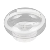 Tarsia LED Glass Wall Light – Matt White
