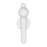 Napoli LED Glass Wall Light – Matt White
