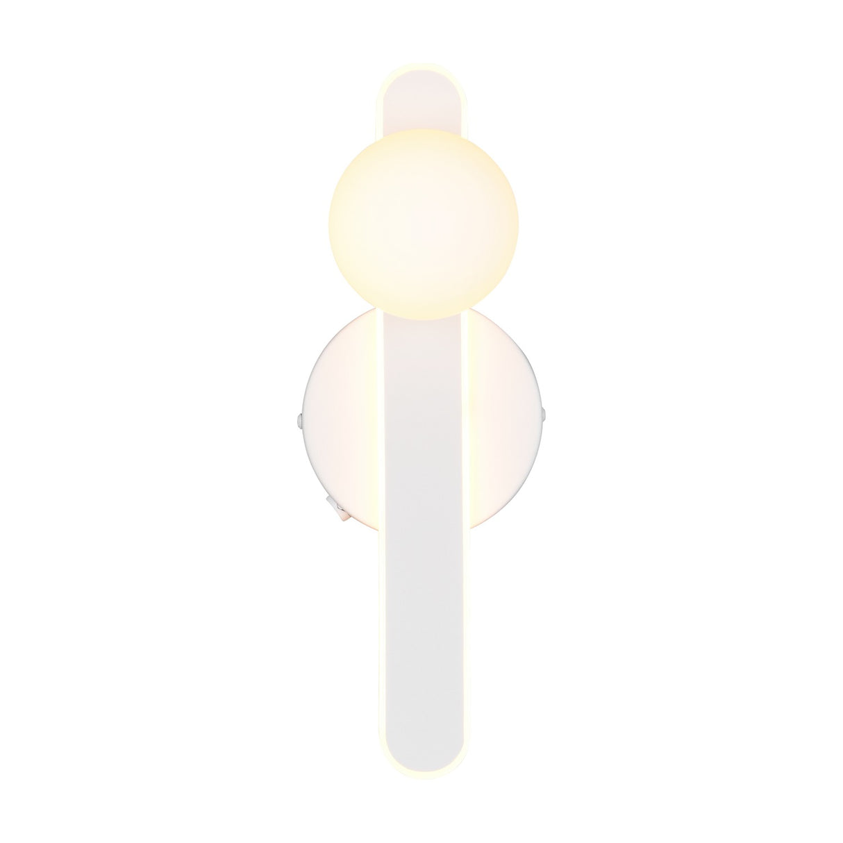 Napoli LED Glass Wall Light – Matt White