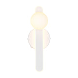 Napoli LED Glass Wall Light – Matt White