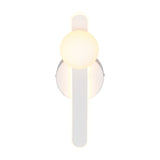 Napoli LED Glass Wall Light – Matt White