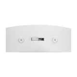 Napoli LED Glass Wall Light – Matt White