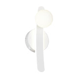 Napoli LED Glass Wall Light – Matt White