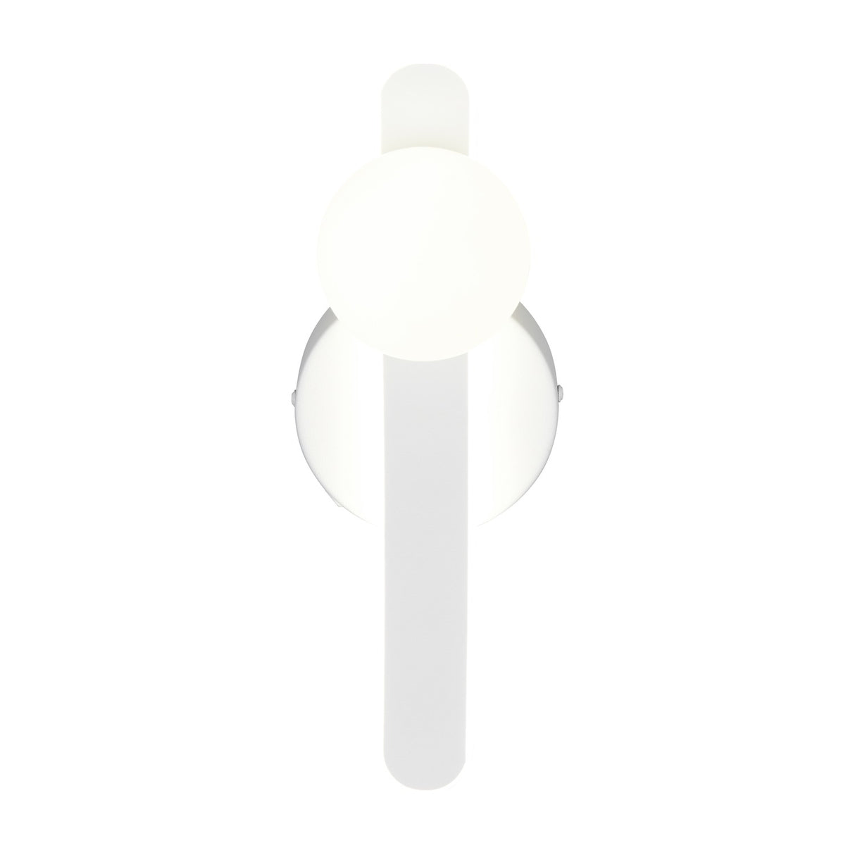Napoli LED Glass Wall Light – Matt White