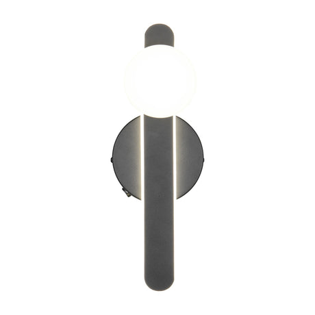 Napoli LED Glass Wall Light – Matt Black