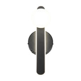 Napoli LED Glass Wall Light – Matt Black
