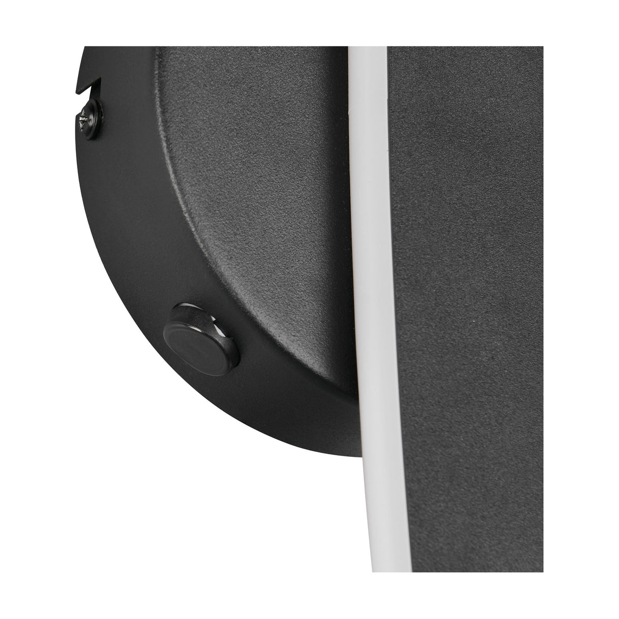 Napoli LED Glass Wall Light – Matt Black