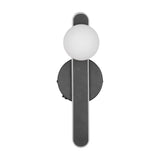 Napoli LED Glass Wall Light – Matt Black