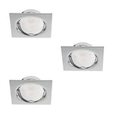 TRIBIS II 10W GU10 LED Spotlight Adjustable Square - Chrome