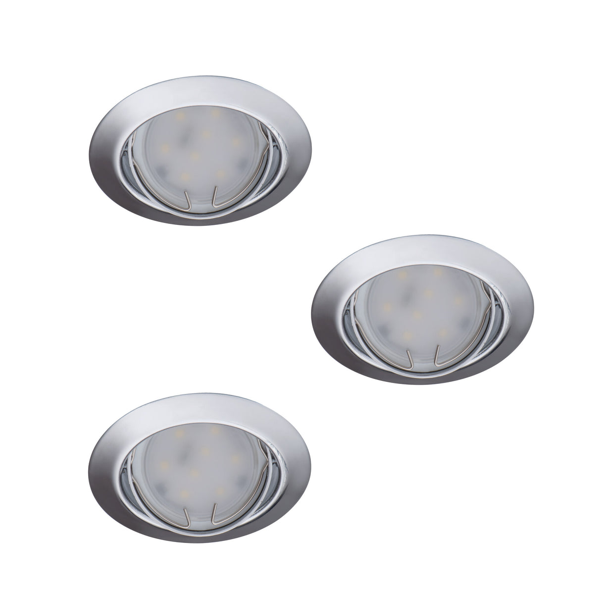Tribis II Round GU10 Recessed Downlight - Chrome