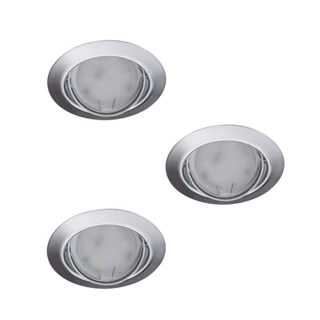 Tribis II Round GU10 Recessed Downlight - Chrome