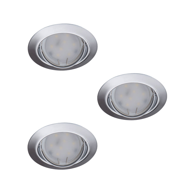 Tribis II Round GU10 Recessed Downlight - Chrome