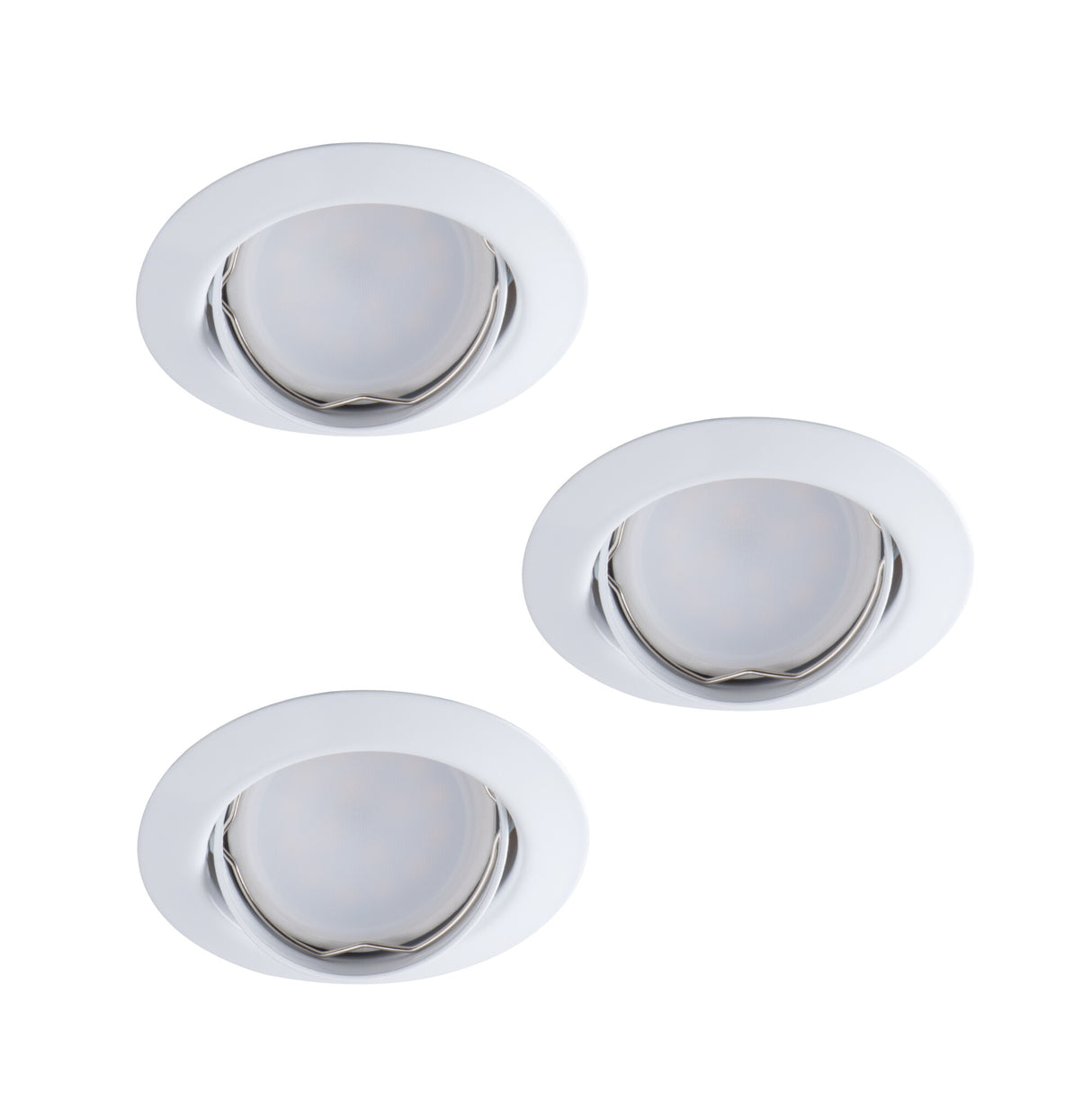 Tribis II GU10 Recessed Downlight - White