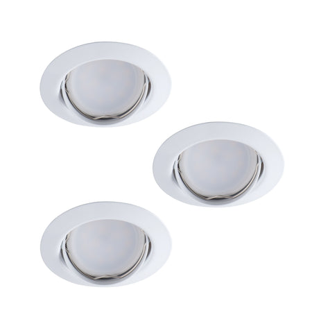 Tribis II GU10 Recessed Downlight - White