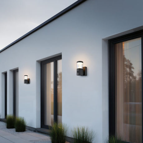 Tagus LED PIR Outdoor Wall Light – Anthracite