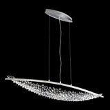 Amara LED K9 Crystal Suspension Light - Chrome