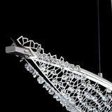 Amara LED K9 Crystal Suspension Light - Chrome