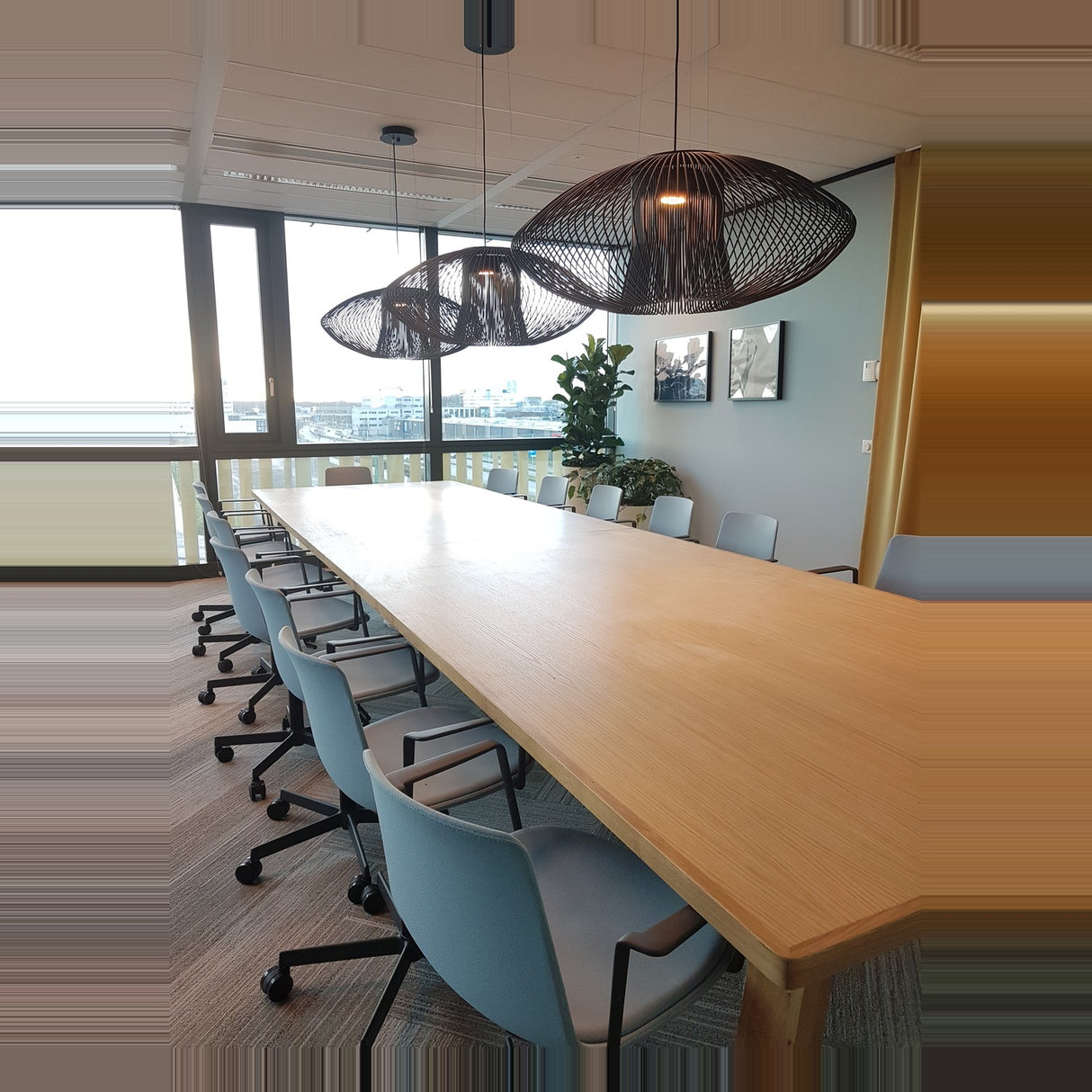 Impossible Oval Pendant Light 65cm