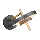 Keaton LED Wall Light – Black & Gold