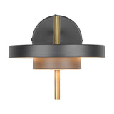 Keaton LED Wall Light – Black & Gold