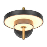 Keaton LED Wall Light – Black & Gold