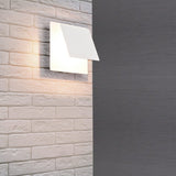 Mio LED Square Wall Light – Matt White