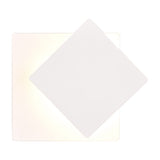 Mio LED Square Wall Light – Matt White