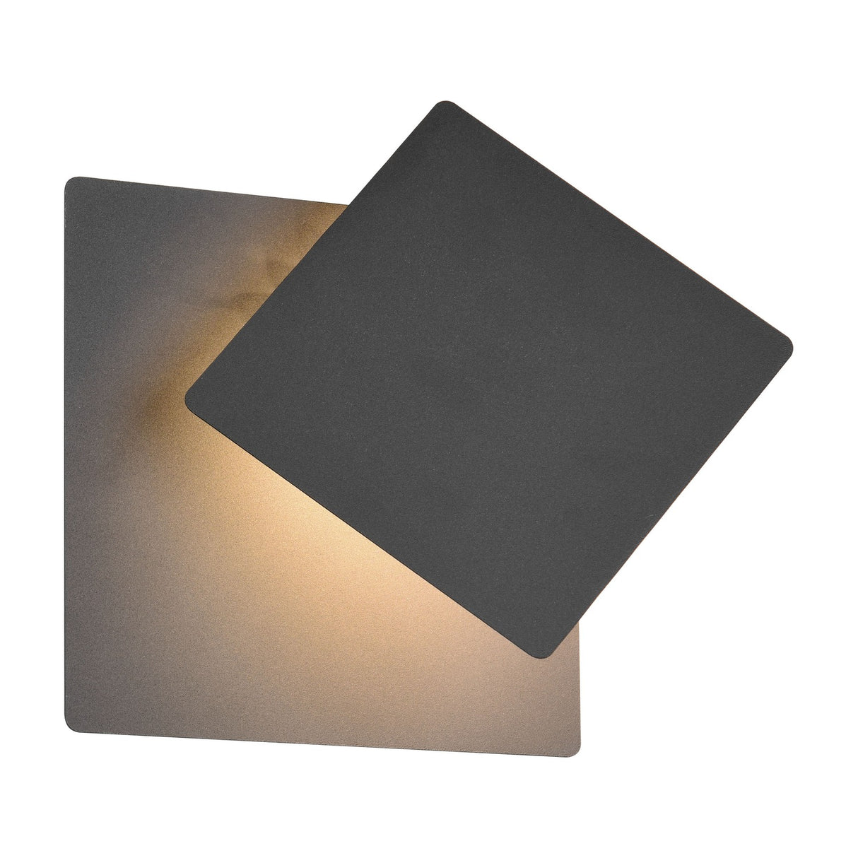 Mio LED Square Wall Light – Matt Black