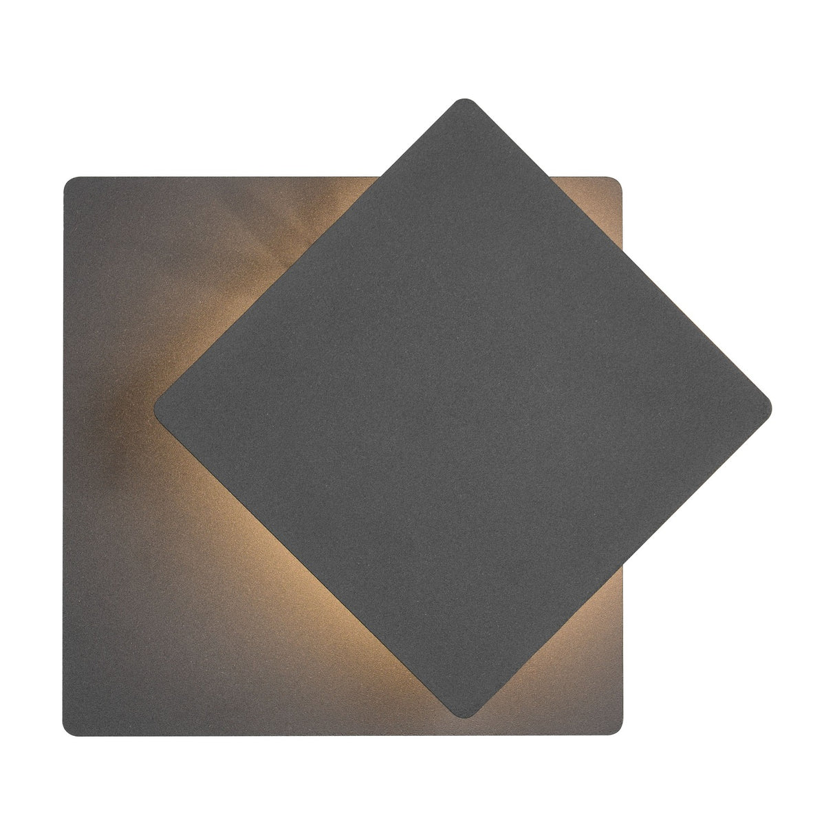 Mio LED Square Wall Light – Matt Black