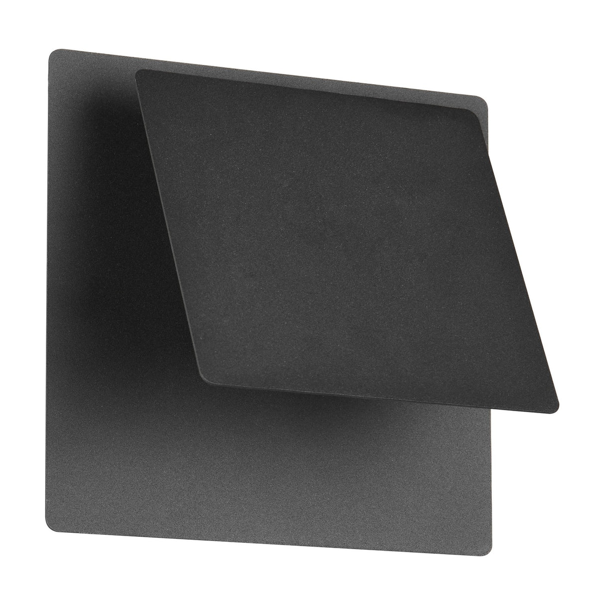 Mio LED Square Wall Light – Matt Black