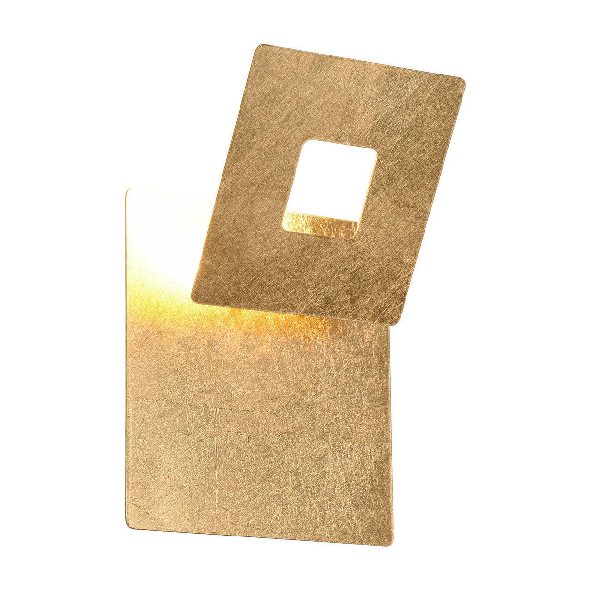 Leano LED Square Wall Light – Gold