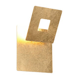 Leano LED Square Wall Light – Gold