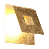 Leano LED Square Wall Light – Gold