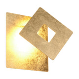 Leano LED Square Wall Light – Gold