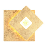 Leano LED Square Wall Light – Gold