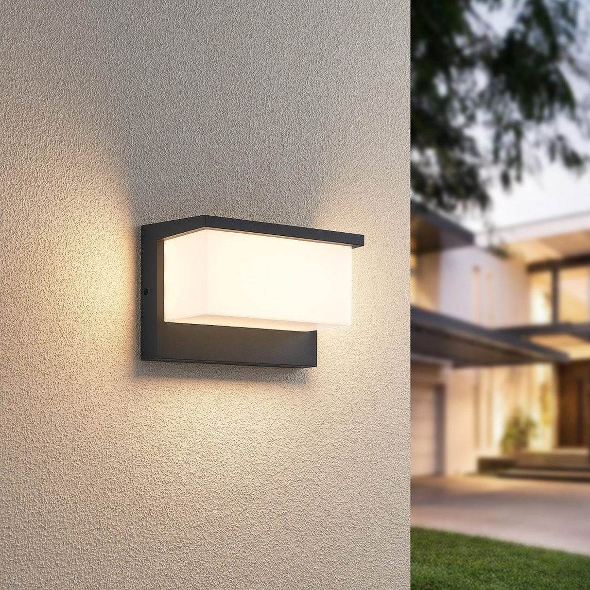 Nestos LED Outdoor Wall Light – Anthracite