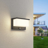 Nestos LED PIR Outdoor Wall Light – Anthracite