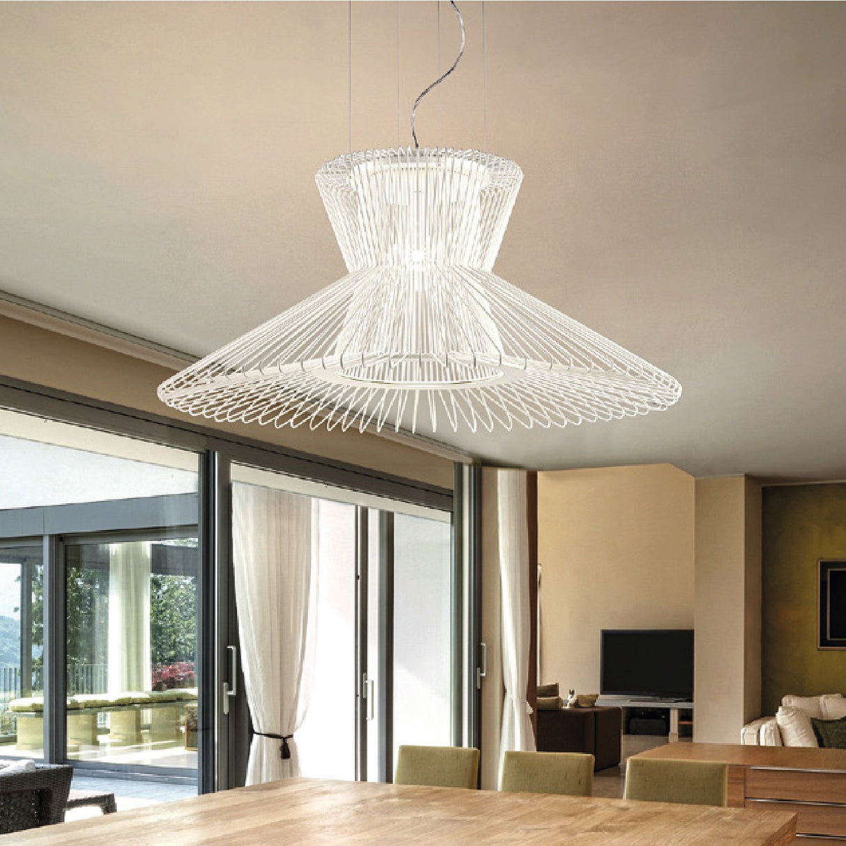 Impossible Flared Pendant Light 105cm