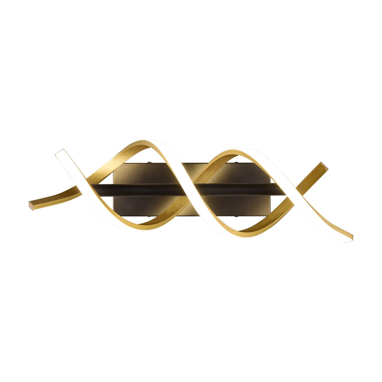 Sequence LED Wall Light – Satin Brass