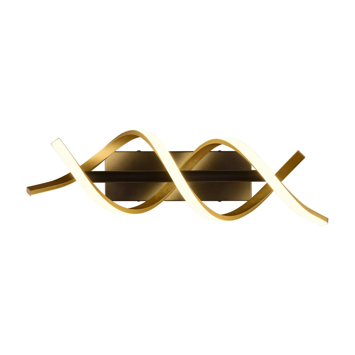 Sequence LED Wall Light – Satin Brass