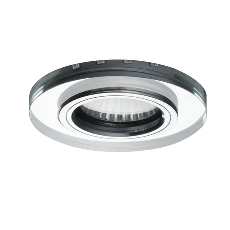 Soren O-BL GU10 Round Recessed Downlight - Silver