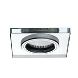 Soren L-SR 20W Recessed Square GU10 Downlight Warm White - Silver