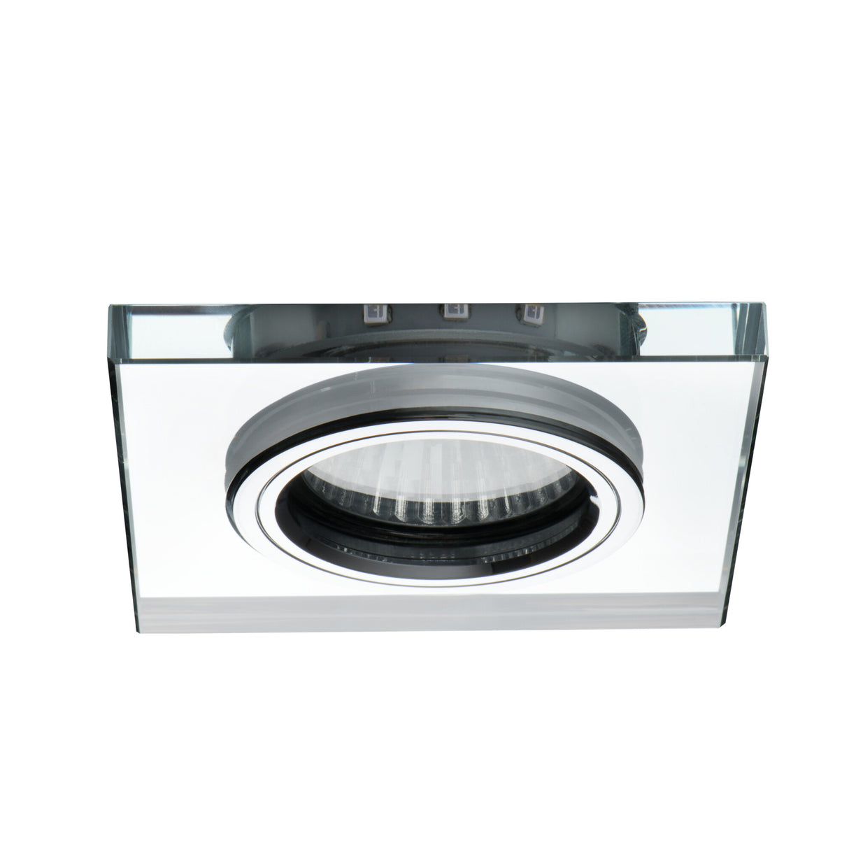 Soren 20W Square GU10 Recessed Downlight - Silver